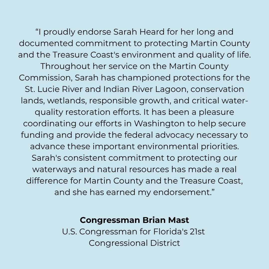 Congressman Brian Mast endorsement